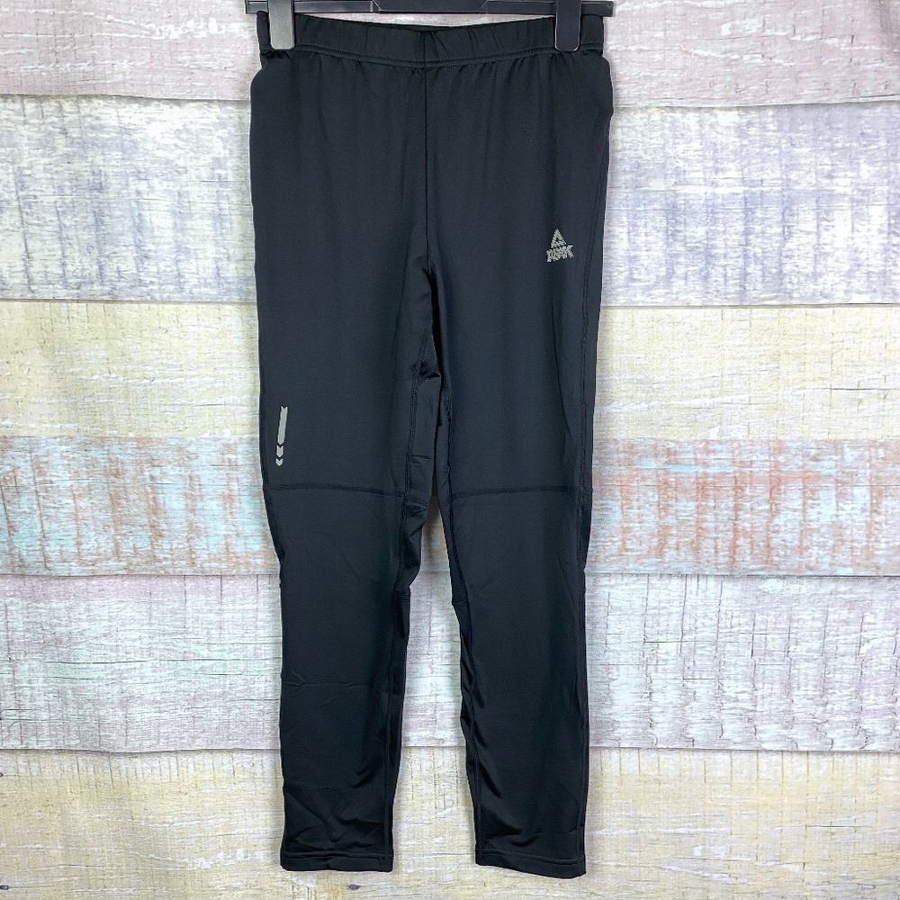 Peak Sport Faux Back Pocket Elastic Pants Leggings